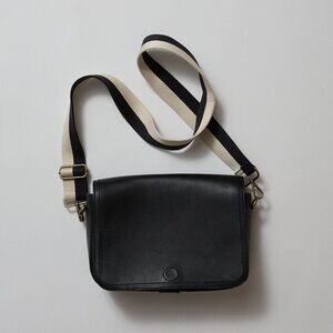 Madewell The Transport Flap Shoulder Bag Black